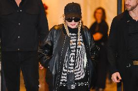 Madonna Celebrity Sightings In Milan