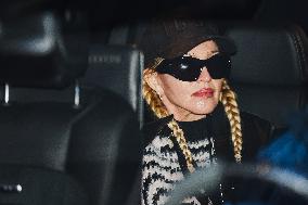 Madonna Celebrity Sightings In Milan