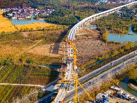 Shanghai Line 17 Under Construction