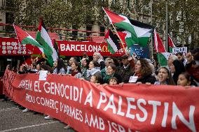 Pro-Palestinian Rally - Barcelona