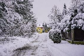 Winter Hits Poland, Gdansk