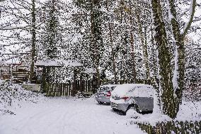 Winter Hits Poland, Gdansk