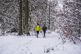 Winter Hits Poland, Gdansk