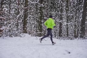 Winter Hits Poland, Gdansk