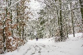 Winter Hits Poland, Gdansk