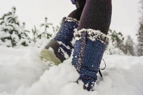 Winter Hits Poland, Gdansk