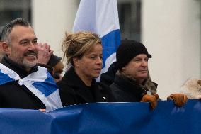 March Against Antisemitism In Duesseldorf