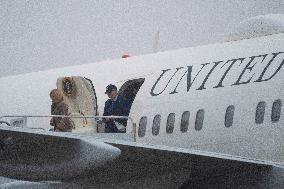 President Joe Biden and first lady Dr. Jill Biden return