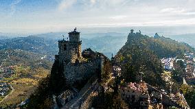 Aerial View Of San Marino