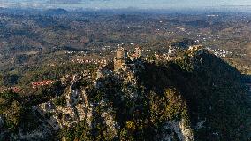 Aerial View Of San Marino