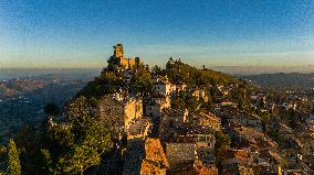 Aerial View Of San Marino