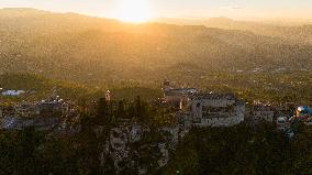 Aerial View Of San Marino