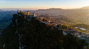 Aerial View Of San Marino