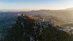 Aerial View Of San Marino