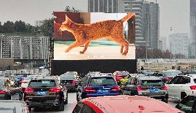 Drive-in Theater at the BMW Experience Center in Shanghai