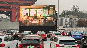 Drive-in Theater at the BMW Experience Center in Shanghai