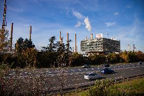 Total Energie Refinery Near Lyon