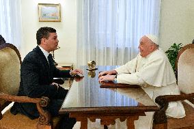 Pope Francis Receives President Of Paraguay - Vatican