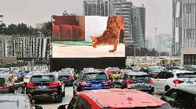 Drive-in Theater at the BMW Experience Center in Shanghai