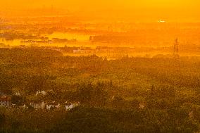 Sunrise Scenery in Shanghai