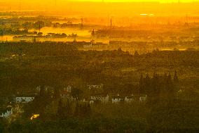 Sunrise Scenery in Shanghai