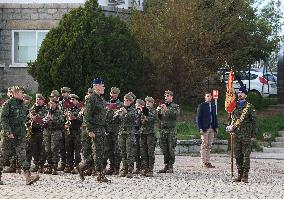 King Felipe Visits The 'Coronel Maté' Base - Spain