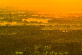 Sunrise Scenery in Shanghai