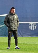 FC Barcelona Training Before The Champions League Match Against FC Porto