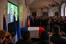 Vigil For Gerard Collomb - Lyon