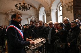 Vigil For Gerard Collomb - Lyon