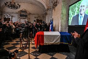 Vigil For Gerard Collomb - Lyon