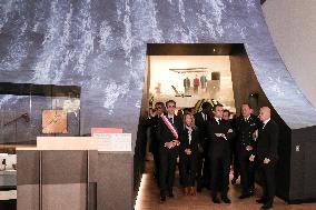 President Macron Visits The National Maritime Museum - Paris