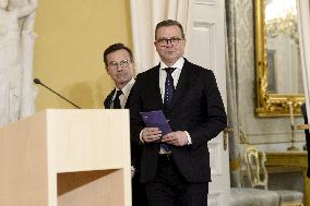 Press conference of Finnish and Swedish ministers