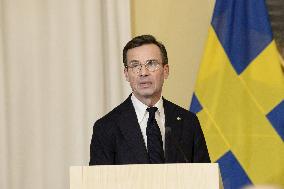 Press conference of Finnish and Swedish ministers