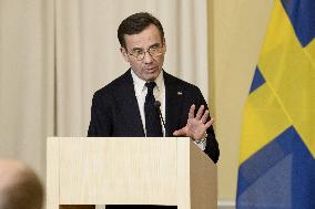 Press conference of Finnish and Swedish ministers