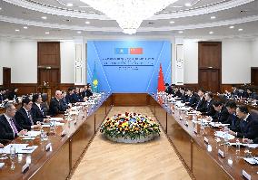 KAZAKHSTAN-ASTANA-DING XUEXIANG-FIRST DEPUTY PM-MEETING
