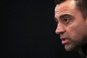 Xavi press conference before the Champions League match against FC Porto