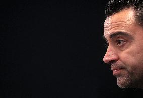 Xavi press conference before the Champions League match against FC Porto