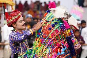 Closing Ceremony Of Annual Camel Fair In Pushkar - India