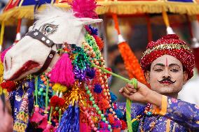 Closing Ceremony Of Annual Camel Fair In Pushkar - India