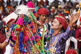 Closing Ceremony Of Annual Camel Fair In Pushkar - India