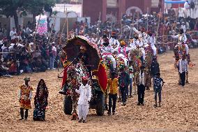 Closing Ceremony Of Annual Camel Fair In Pushkar - India