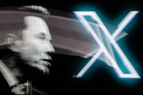 X Social Media - Elon Musk -  Photo Illustration