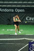 Patricia Maria TIG of Romania in action against Nuria PARRIZAS DIAZ of Spain during the Round of 32 of the Creand Andorra Open W