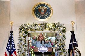 Jill Biden delivers a holiday message - Washington