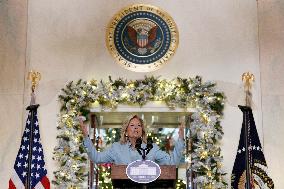 Jill Biden delivers a holiday message - Washington