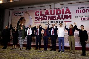 Claudia Sheinbaum Names Campaign Team - Mexico City