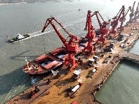 Fertilizer Import in Lianyungang Port