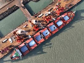 Fertilizer Import in Lianyungang Port