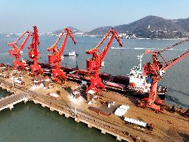 Fertilizer Import in Lianyungang Port